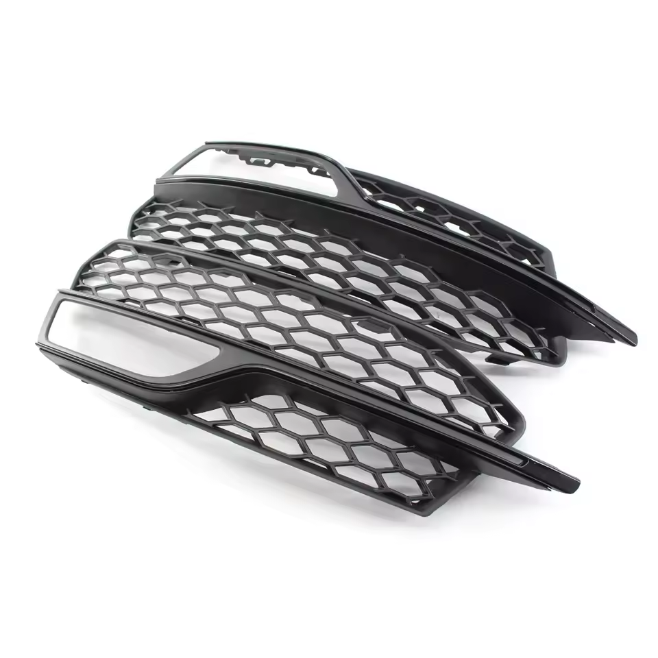 Audi A3/S3 8V Gloss Black Fog Light Grills (2013-2016)
