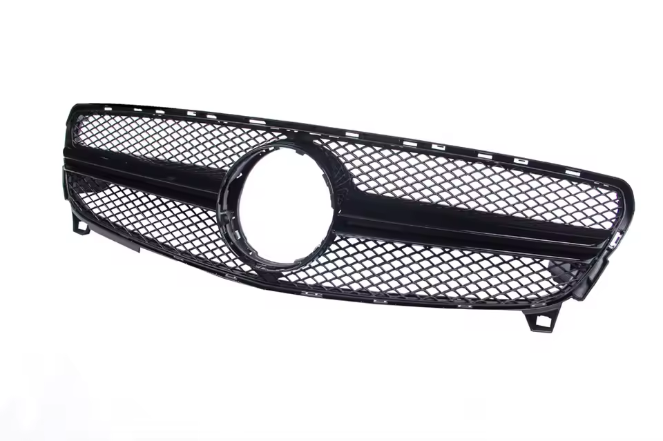 Mercedes A-Class W176 Facelift Gloss Black AMG Style Grill (2016-2018)
