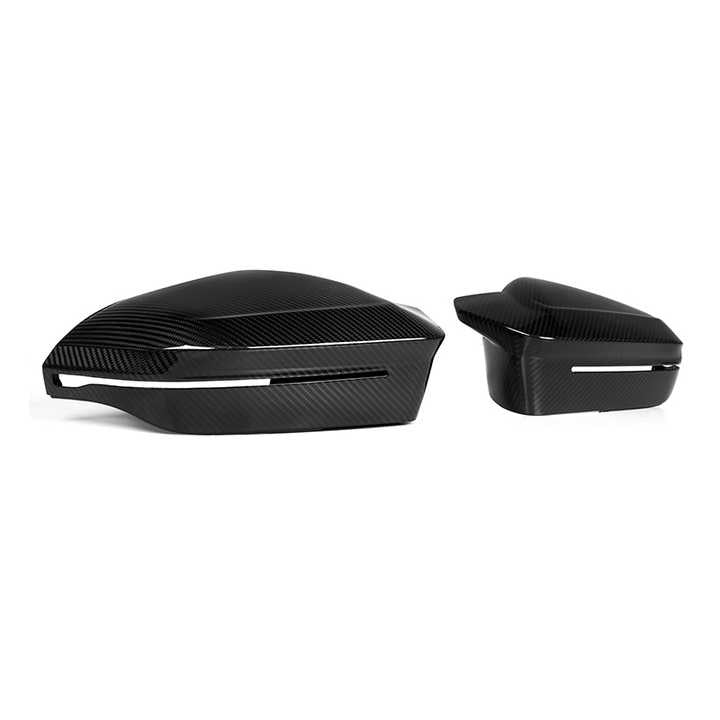 BMW 5 Series G60 G61 & M5 G90 G99 M-Style Pre-Preg Dry Carbon Fibre Mirror Covers By OPTIC (2024+)