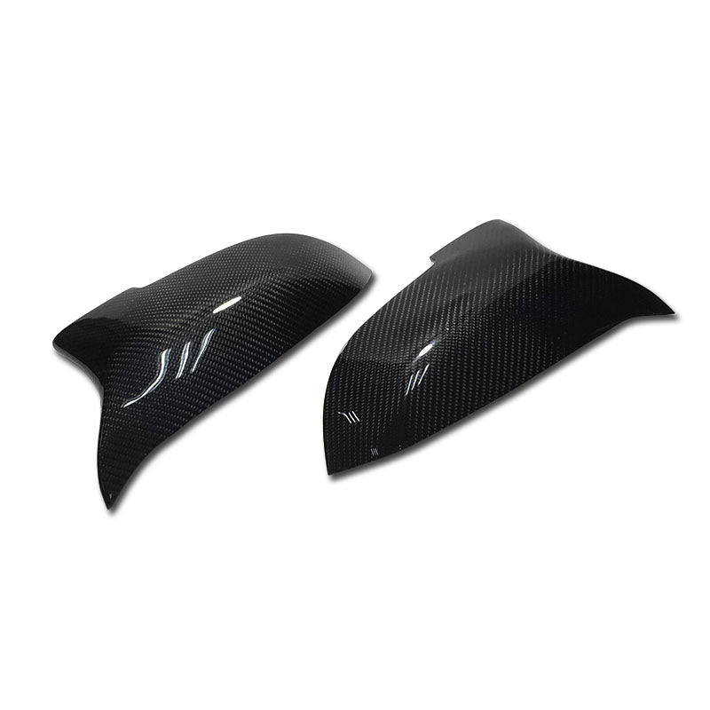 M Style Carbon Fibre Wing Mirror Covers For BMW 5 6 7 Series F01 F02 F07 F10 F11 F18 (2012-2016)