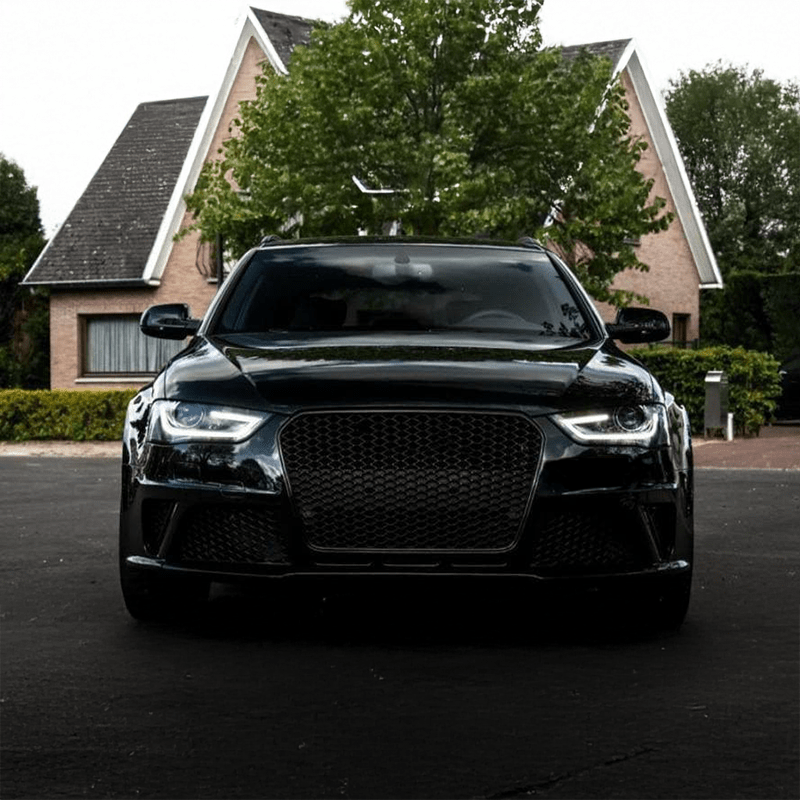 Audi A4/S4 B8.5 RS4 Style Gloss Black Honeycomb Grill (2013-2016)