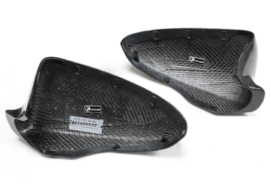 BMW M5/M6 F10/F11/F06/F12/F13 Pre-Preg Dry Carbon Fibre Mirror Covers By OPTIC (2011-2016)
