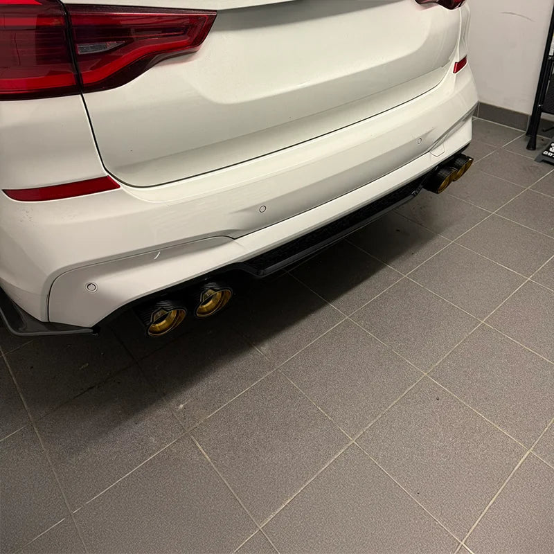 BMW X5M F95 | X6M F96 Slash Cut Carbon Exhaust Tips