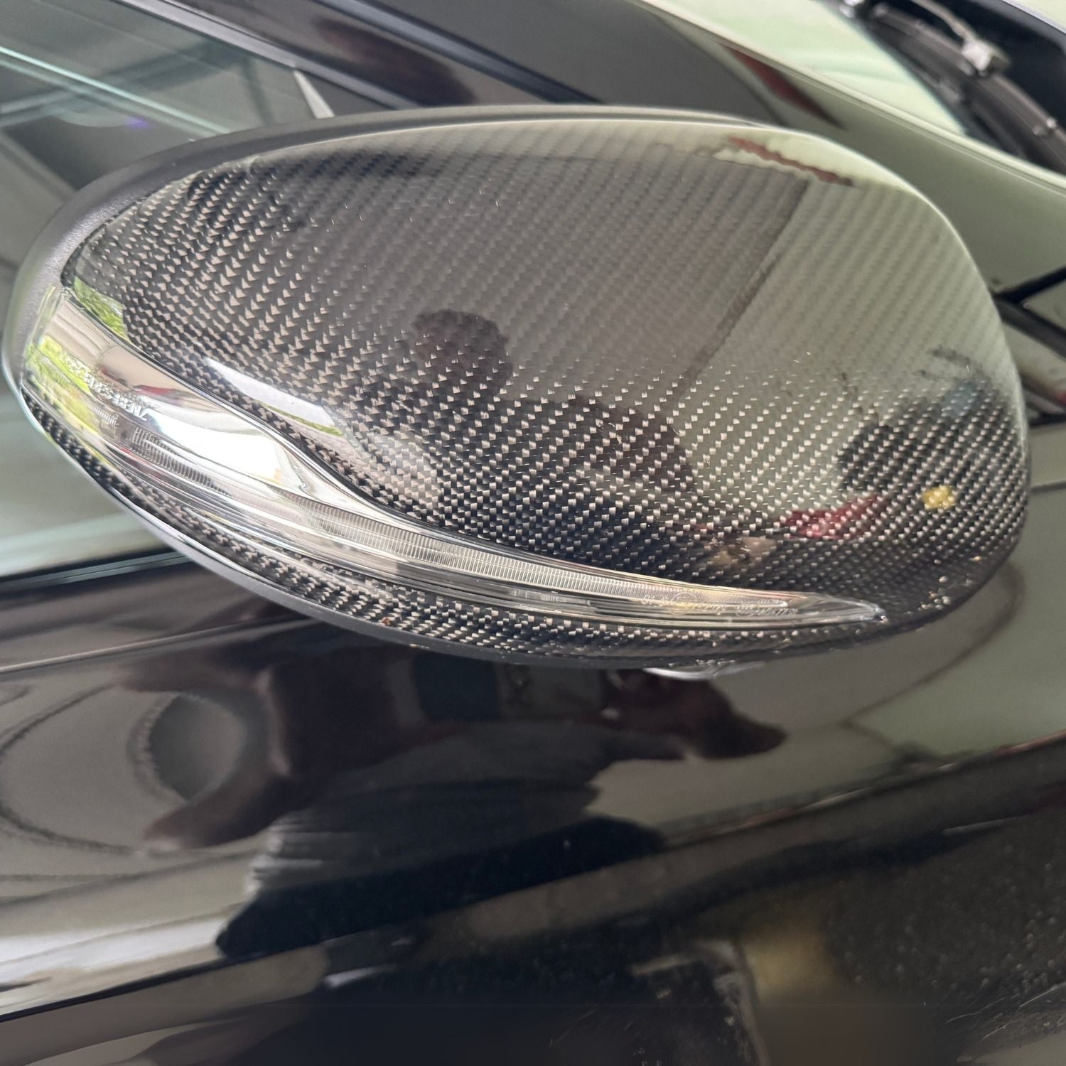 Mercedes C Class W205 / E Class W213 Carbon Fibre Mirror Covers (2014-2021)