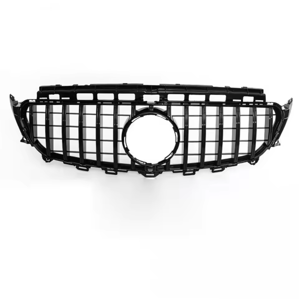 Mercedes E-Class W213 Gloss Black Panamericana GT Style Grill (2016-2020)