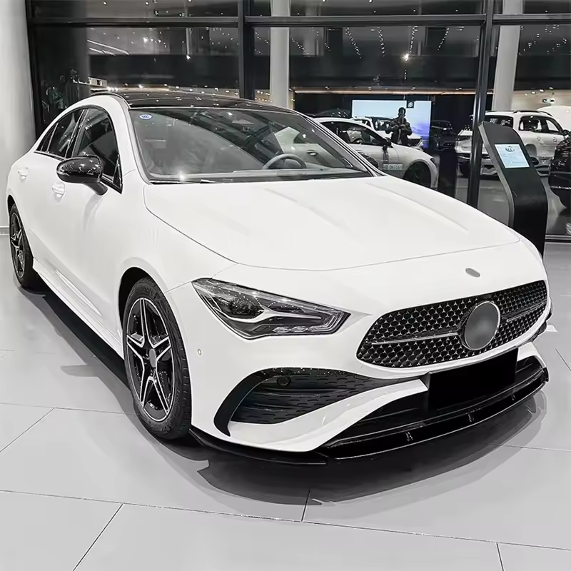 Mercedes CLA W118 Facelift AMG Style Gloss Black Front Lip Splitter (2024+)