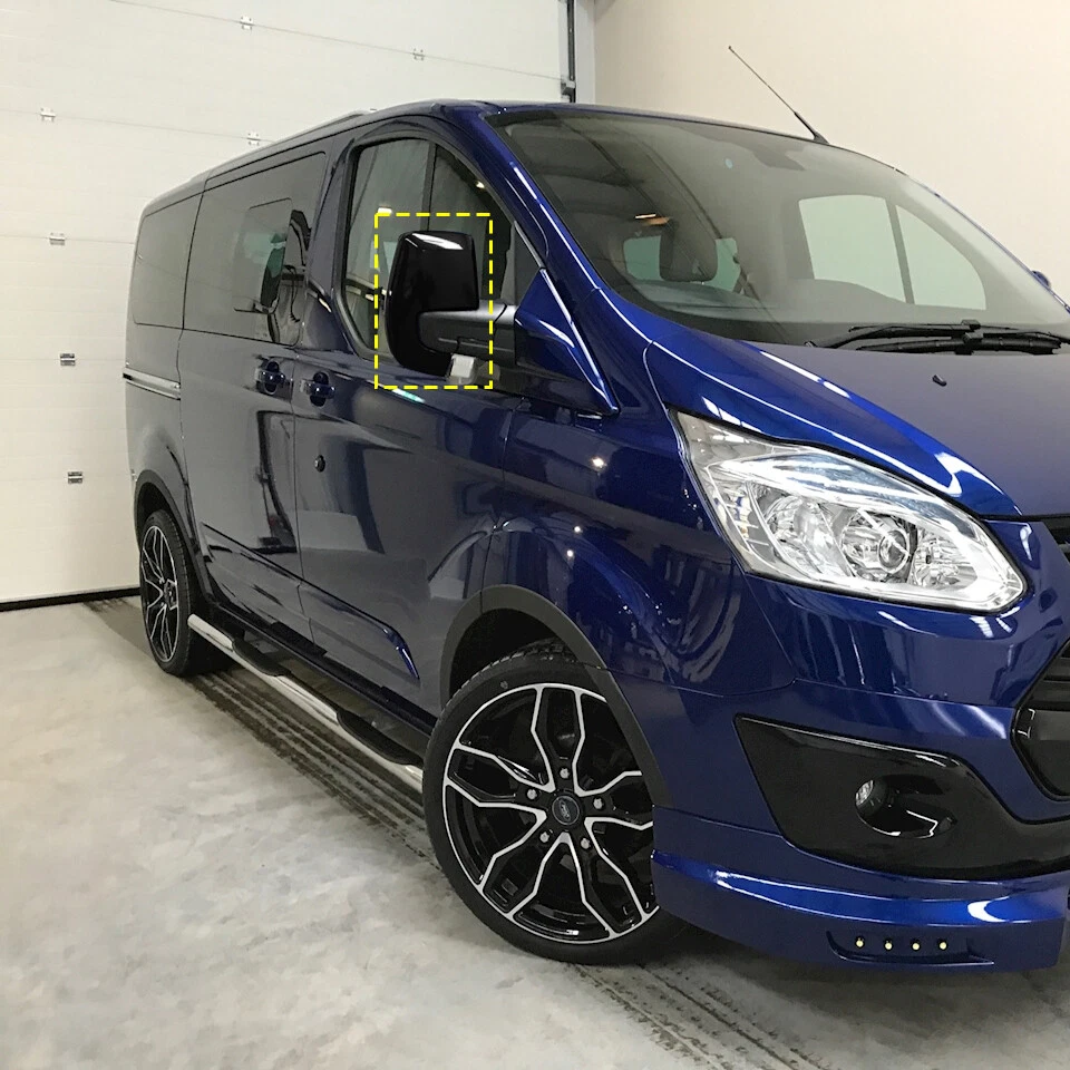 Ford Transit Custom Gloss Black Mirror Covers (2012-2020)