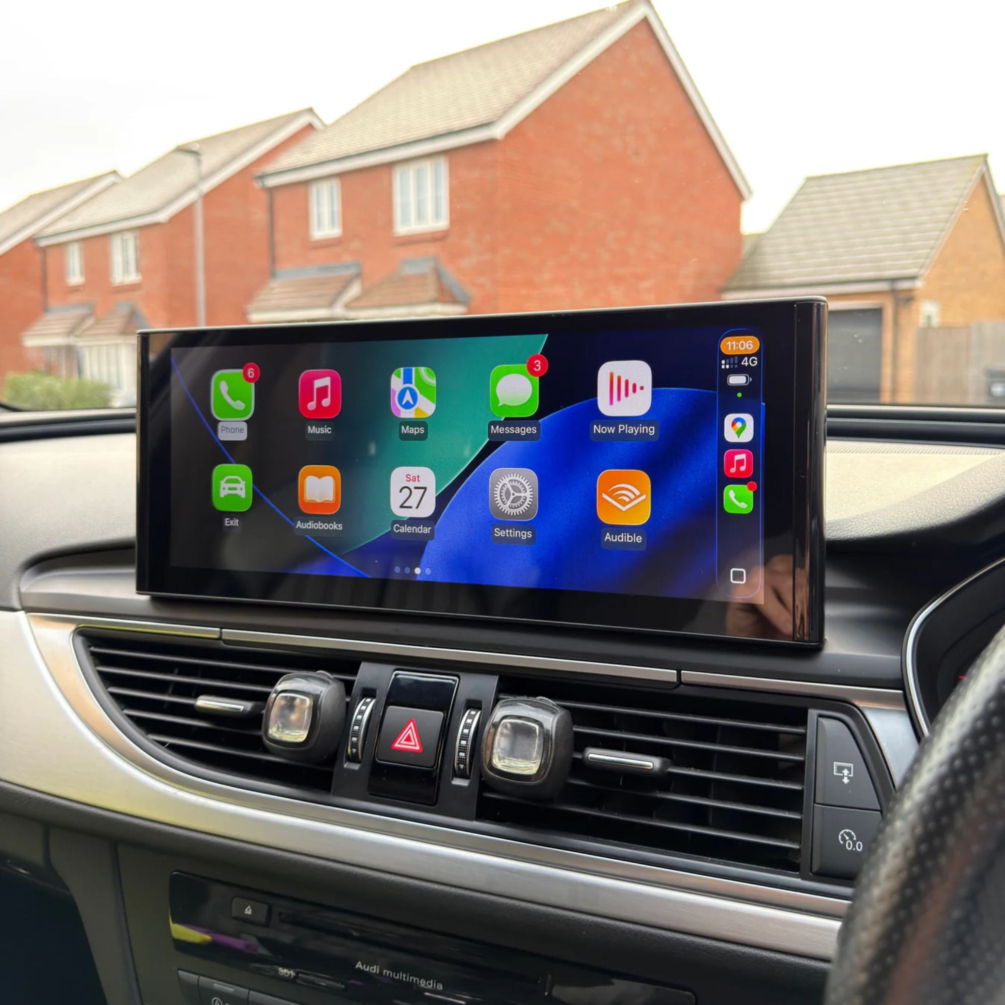 Audi A6/S6/RS6 A7/S7/RS7 C7/C7.5 | 12.3" Apple CarPlay/Android Auto Touchscreen Display | (2011-2018)