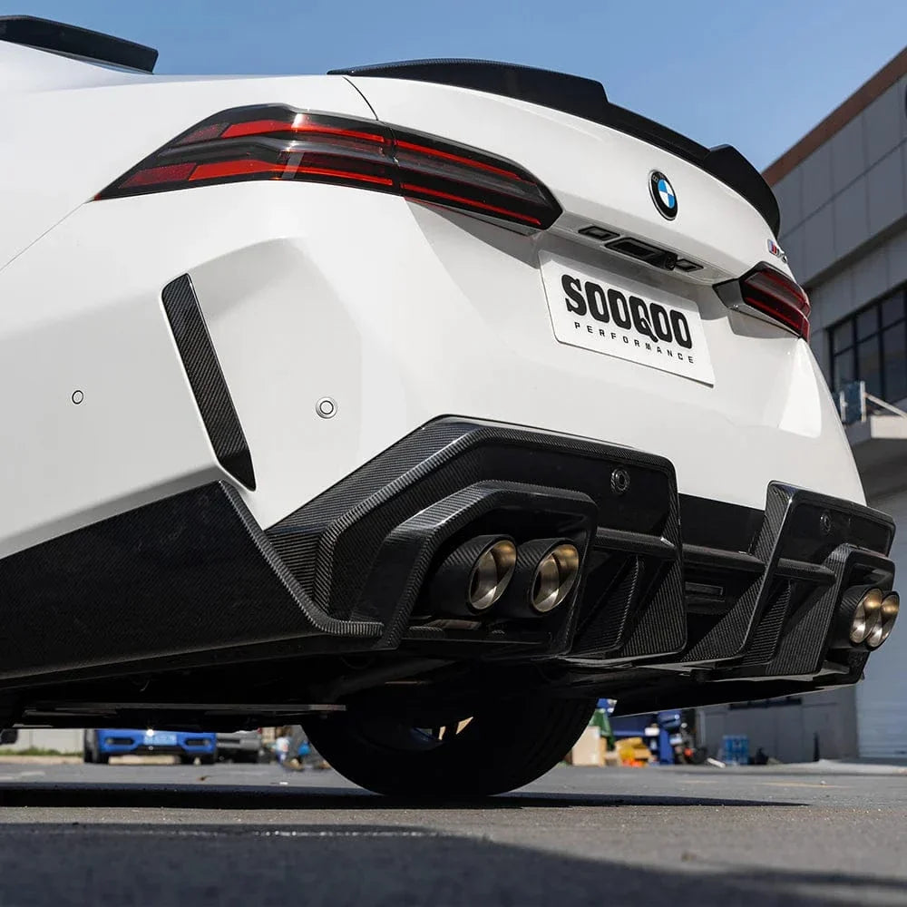 BMW M5 G90/G99 Slash Cut Carbon Exhaust Tips