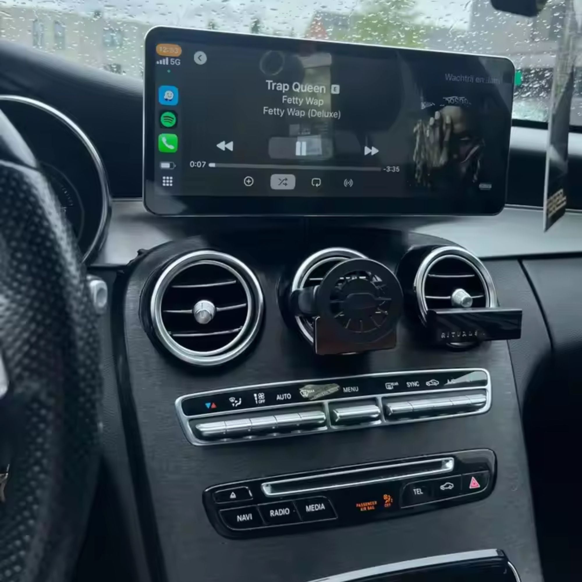 Mercedes C/GLC Class | W205/X253 | 12.3" Apple CarPlay/Android Auto Touchscreen Display | (2014-2018)