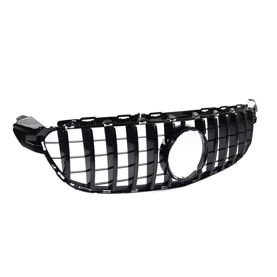 Mercedes C-Class C63 W205/C205 Gloss Black Panamericana GT Style Grill (2015-2018)