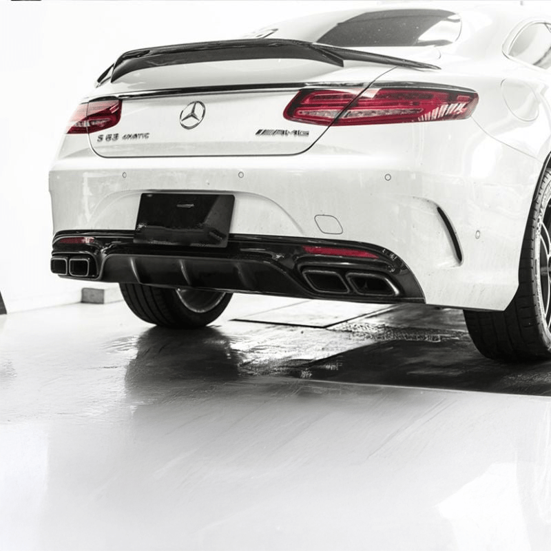 Mercedes S-Class C217/S63/S65 Pre-Preg Dry Carbon Fibre B Style Rear Spoiler (2015-2020)